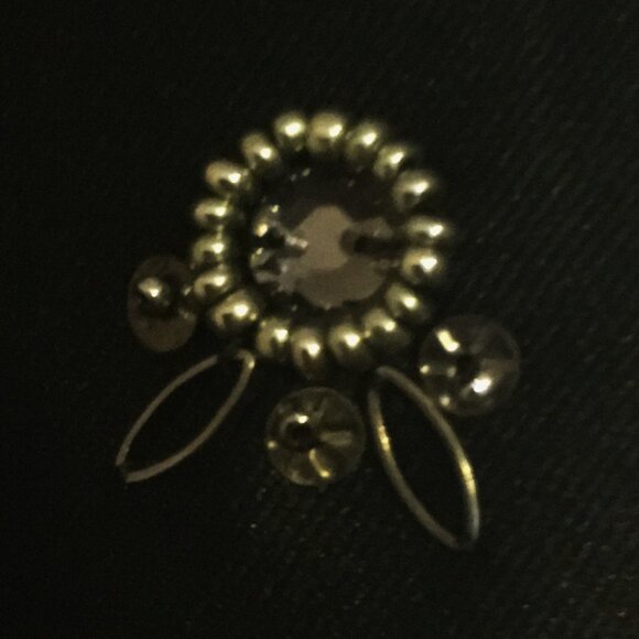 𝐒𝐭. 𝐉𝐨𝐡𝐧 Silk Blend Hand Beaded Mikado Gown - Picture 13 of 16